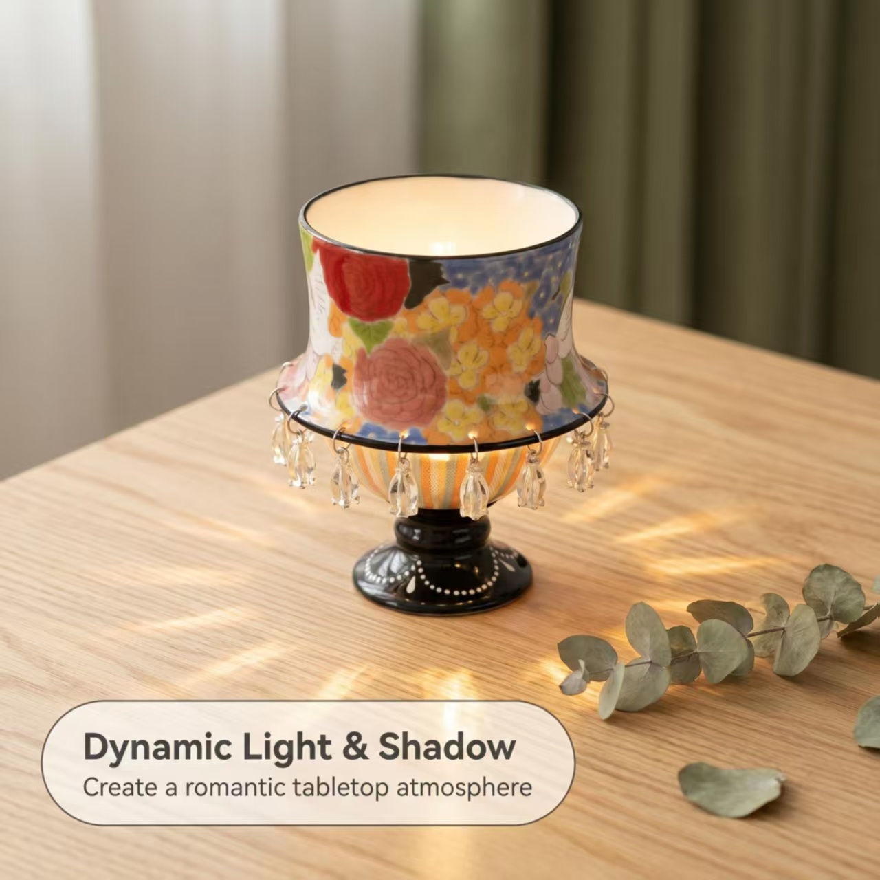 White Dove Rose Ceramic Cup - Image 2