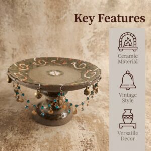 Retro-gilded ceramic plate